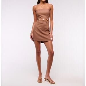 Abercrombie & Fitch Brown Mini Dress